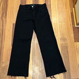 Kut from the Kloth Kelsey Ankle Flare Black Jeans
